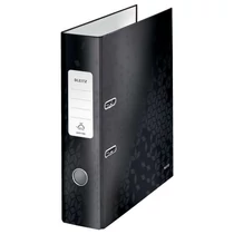 Iratrendező A/4 8cm Leitz WOW 180 fokban nyitható szerkezettel fekete -10050095-