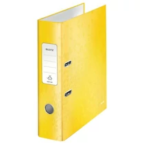 Iratrendező A/4 8cm Leitz WOW 180 fokban nyitható szerkezettel sárga -10050016-