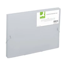 Iratgyűjtő gumis A/4 PP 25mm átlátszó mappa Q-CONNECT -KF02310-