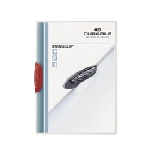 Klipmappa A/4 Durable Swingclip 2260 piros -226003/P2030-0184-