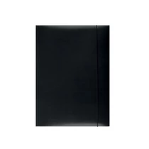 Iratgyűjtő gumismappa A/4 karton fekete Q-CONNECT/OFFICE PRODUCTS -21191131-05/KF15644-