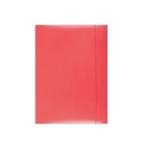 Iratgyűjtő gumismappa A/4 karton piros Q-CONNECT/OFFICE PRODUCTS -21191131-04/KF15648-