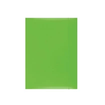 Iratgyűjtő gumismappa A/4 karton zöld Q-CONNECT/OFFICE PRODUCTS -21191131-02/KF15646-