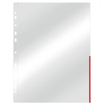 Genotherm A/4 lefűzhető 105 micron színes szélű piros ESSELTE tasak (Kiszerelés: 100db/csm) -55363-