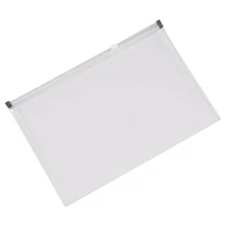 Iratgyűjtő tasak A/4 zipp átlátszó PVC Q-CONNECT -KF03668-