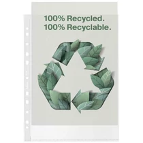 Genotherm A/4 lefűzhető Recycled narancsos PP 70micron (Kiszerelés: 100db/csm) ESSELTE -627493-