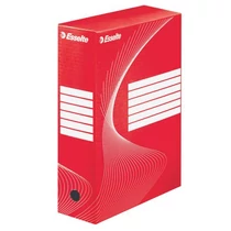 Archiváló doboz 100mm Esselte piros -128422- 245x100x345mm