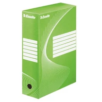 Archiváló doboz 100mm Esselte zöld -128424- 245x100x345mm