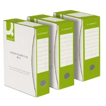 Archiváló doboz 100mm Zöld 100x339x298mm Q-CONNECT -KF15840-