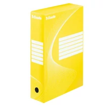 Archiváló doboz 80mm Boxy Color sárga ESSELTE -128413- 245x80x345mm