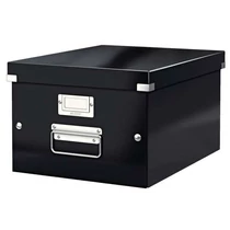 Tárolódoboz LEITZ CLICK-N-STORE A4 méretű fekete -60440095-