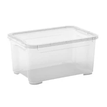 Tárolódoboz fogóval 13,6 L Curver kék/ ezüst -168809-