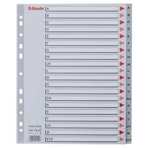 Regiszter A/4 A-Z műanyag MAXI ESSELTE betűregiszter elválasztólap -100129-