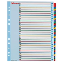 Regiszter újraírható Esselte A4 1-31 részes számregiszter elválasztólap -100210-