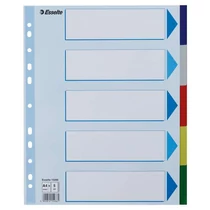 Elválasztólap A/4 műanyag 5rész Maxi ESSELTE -15266-