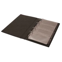Névjegytartó B/5 200db-os 160x265mm fekete PANTA PLAST -INP328202F-
