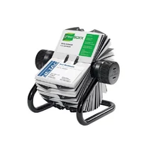 Névjegykártyatartó Durable Rotary File forgatható fekete 248101