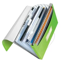 Irattartó harmonika LEITZ WOW PP, zöld -45890054-