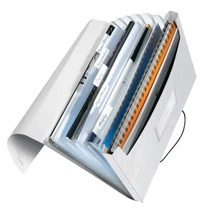 Irattartó harmonika LEITZ WOW PP, fehér -45890001-