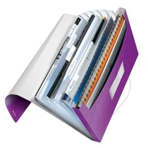 Irattartó harmonika LEITZ WOW PP, lila -45890062-