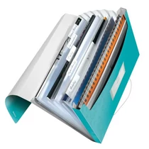 Irattartó harmonika LEITZ WOW PP, jégkék -45890051-