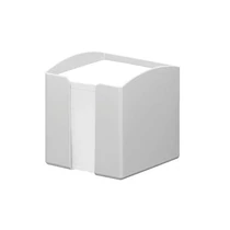 Kockatömb 93x93mm szürke műanyag tartóban Durable ECO