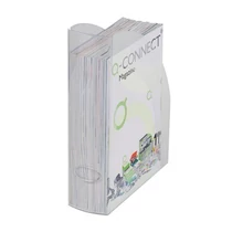 Iratpapucs műanyag áttetsző kék Q-CONNECT -KF04211 -