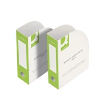 Iratpapucs karton 80mm zöld-fehér Q-CONNECT -KF15845-