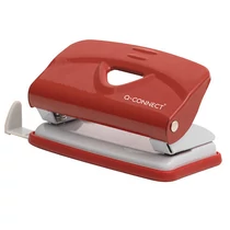 Lyukasztó Light duty 9014 piros Q-CONNECT 10 lapos -KF02154-