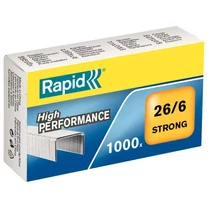 Fűzőkapocs RAPID Strong 26/6 horganyzott tűzőkapocs, 1000db/doboz -24861400-
