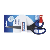 Olló 20cm Soft Grip fekete-kék Donau