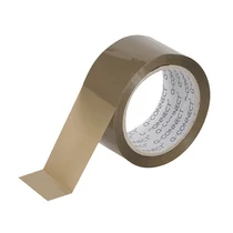 Ragasztószalag 50mmx66m barna Q-CONNECT -KF04381- alacsony zajszíntű