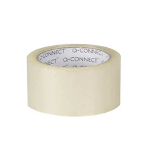 Ragasztószalag 50mmx66m transzparens Q-CONNECT -KF04382- alacsony zajszíntű