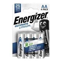 Elem ENERGIZER Ultimate Lítium ceruza LR06 AA 4db-os csomag