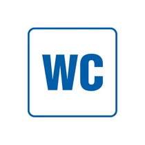 Piktogram TDC WC 105 x 105 mm