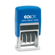 Dátumbélyegző S120 fordított dátum számmal, 4 mm Colop -1051206-