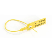 Biztonsági plomba Y-025 sárga Fémbetétes (Kiszerelés: 100 db/csomag)