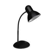 Asztali lámpa LED AVIDE basic simple fekete  E27-es foglalattal állítható nyakrésszel