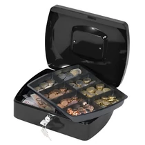 Pénzkazetta 25,5x20x8,5cm fekete Q-CONNECT -850293023 / KF02603-