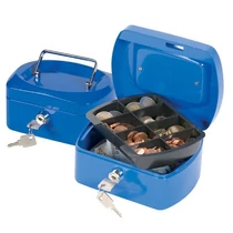 Pénzkazetta 32,5x23,5x8,5cm kék Q-CONNECT -850294001 / KF02625-