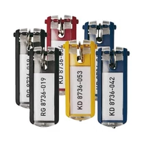 Kulcstartó klip 6db-os Durable vegyes 1957 -195700/P4130-0720-