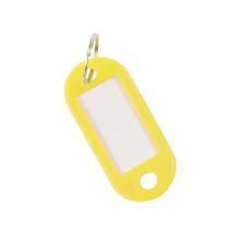 Kulcscímke 10db/csm Q-CONNECT sárga -850778008/KF10873-