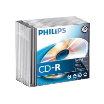 CD-R PHILIPS írható 52x slim -CPHSS-