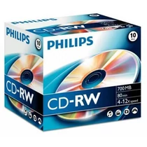 CD-RW PHILIPS újraírható 12x -CPHW80-