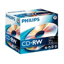 DVD-RW PHILIPS újraírható 4x 4,7GB