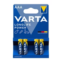 Elem mikro LR3 1,5V 4db/csm VARTA Loglife Power tartós -4903121414-