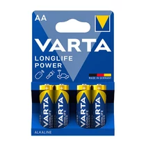 Elem ceruza LR6 1,5V 4db/csm VARTA Loglife Power tartós -4906121414-