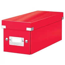 CD-tartó CLICK-N-STORE piros LEITZ -60410026-
