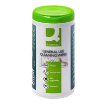 Tisztítókendő fehértáblához 100db-os antibakteriális Q-CONNECT -KF04508-