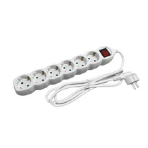 Elosztó 6-os 3m kapcsolóval 220V-os -EL6K3-